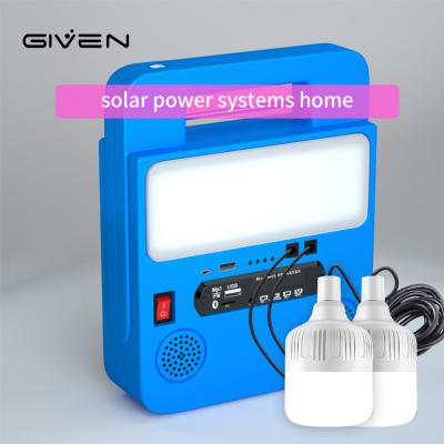 China Good Price Aluminum PC Board 30Watt USB Charge For Phone Portable Solar LED Radio Lamp for sale