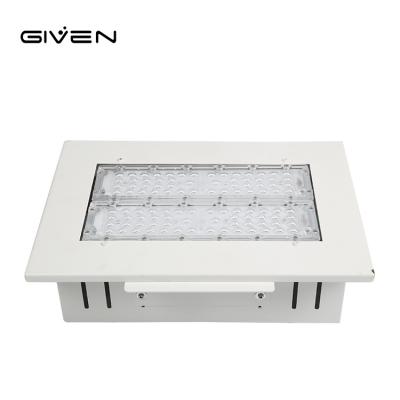 China Waterproof IP54 Outdoor Garage 100W 150W 200W High Brightness SMD3030 LED Canopy Light for sale