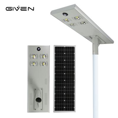 China High Temperature Resistance Outdoor Aluminum 60W All In One Solar LED Street Lamp for sale