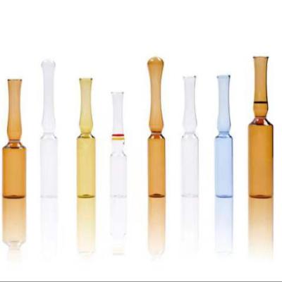 China Free sample pharmaceutical ampoule glass bottle for Injection for sale