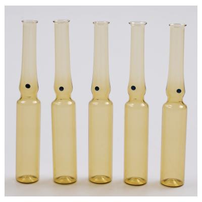 China 2ml low borosilicate ampoule glass tube bottle pharmaceutical no cap manufacturers for sale