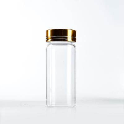 China Factory direct supply miniature clear glass vials with screw caps for sale