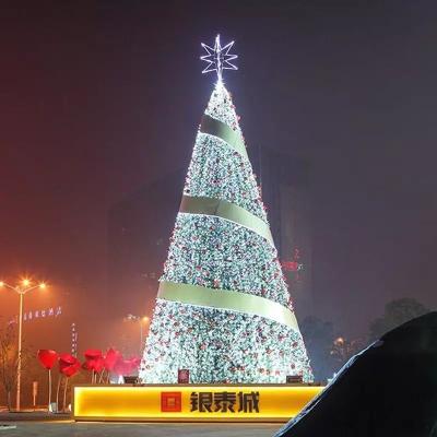 China Outdoor KG Christmas Decoration Customized Landscape Outdoor Huge Artificial Christmas Tree Tree For Square Hotel Yard Celebration for sale