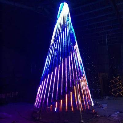 China Outdoor Christmas Decoration 12ft 15ft 20ft 25ft Giant Artificial Huge 30ft Christmas Tree with LED Lights for sale