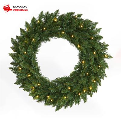 China Christmas Factory Wholesale Pure Color Christmas Decoration Fashionable Christmas Supplies PVC Material Led Garland Great For Outdoor for sale