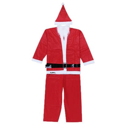 China New Top Selling Fashion Eco-friendly Poliester Quality Christmas Clothes Santa Claus Costume For Unisex for sale