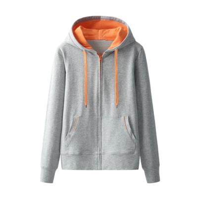 China Custom Logo 80%polyester 20%cotton Drawstring Anti Shrink Zipper Full Dry Fit Sport Style Hooded Women's Sweatshirts Hoodies for sale