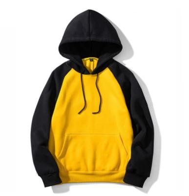 China Fashion Streetwear Two Tone Pullover Contrast Color Custom Anti Shrink Anti Shrink Hoodie for sale