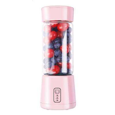 China Mini Blender Home Usb 6 Blades Electric Personal Juicer Cup Machine Rechargeable Fruit Juice Portable Blenders Car Use for sale