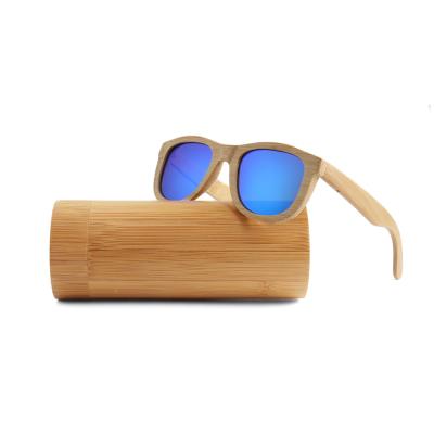 China Bamboo Sunglasses Shape Mirror Sunglasses Green New Arrival Spring Hinge Full Bamboo Sunglasses Men 2020 for sale