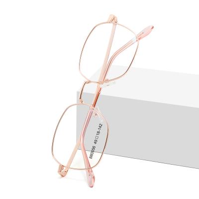 China Fashion Glasses 2022 Optical Glass Spectacles Frame Blue Light Anti Metal Frame Glasses for sale