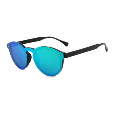 China Fashion sunglasses China sunglass manufacturers OEM&ODM mirror lens one piece sunglasses with logo for sale