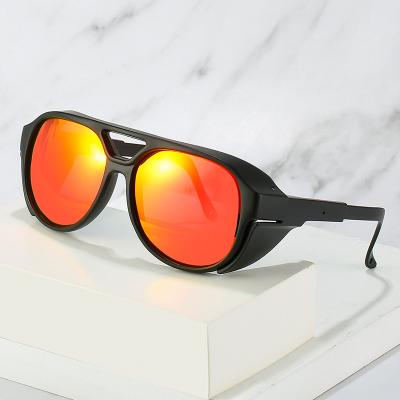 China Protective Safety Glasses 2022 Newest Monte Glasses Coated Plastic Frame Sports Glass Man Sunglasses for sale