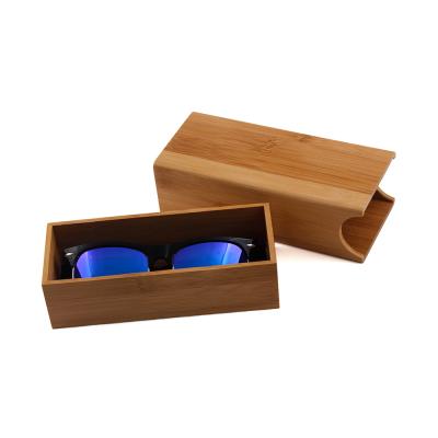 China Glasses Packing 2019 Hot Product Custom Engraved Bamboo Sunglasses Packaging Boxes for sale