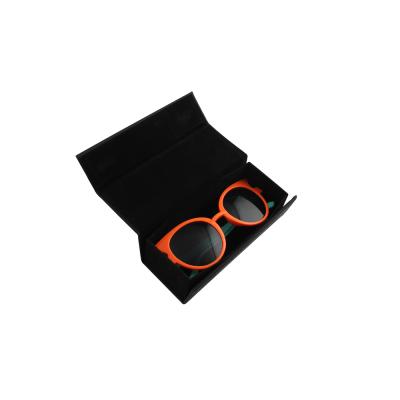 China Custom Folding Sunglass Case Eyewear Sunglass Case Folding Logo Kids Sunglasses Box Package for sale