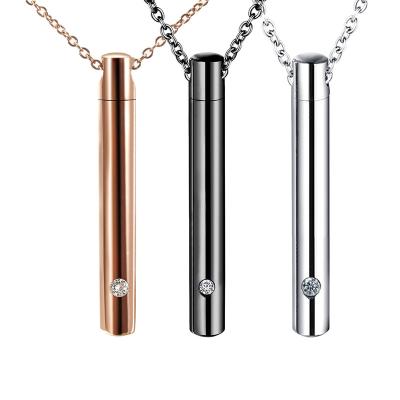 China Casual / Sporty Stainless Steel Ash Cremation Urn Pendant for sale