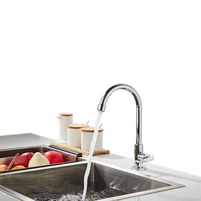 China Thermostatic Faucets Kitchen Sink Inexpensive Cold Water Hand Taps 304 SS Kitchen Sink Mixer Tap for sale