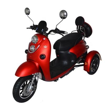 China 2018 Unisex electric ebike 3wheels scooter with passenger seat for sale