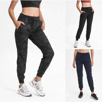 China Breathable Wholesale Sports Use Women's Lightweight Cotton Sweatpants Yoga Jogger Pants With Pockets Workout Sporty Track Pants for sale