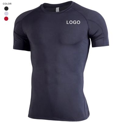 China QUICK DRY Men's Sports Use Wicking Strength Breathable Man Custom Made T-Shirt Outdoor Running Quick Dry Training Moisture Wicking T-Shirt for sale