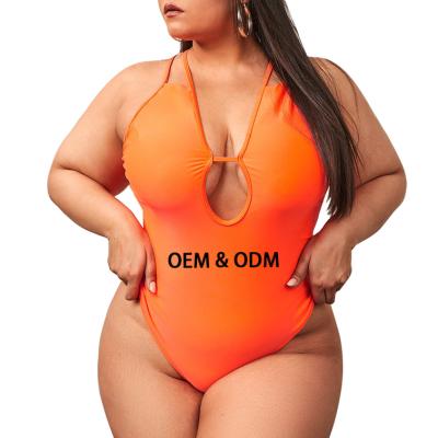 China Wholesale Beach Wear Breathable Plus Size Bikini Women's Lift Up Orange Swimwear One Piece Swimwear And Designers for sale