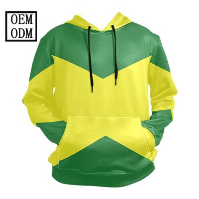 China Wholesale Custom Unisex African Reggae Anti-Wrinkle Pullover Apparel Hoodie Jamaican Pockets Sports Fitness Hoodies and Long Sleeve for sale