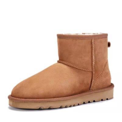 China Anti-Smell Chosen Australian Leather Reinforced Lambskin Warm And Non-Slip Snow Boots for sale