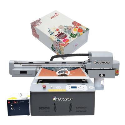 China Large Retail A1 6090 UV Printer Mobile Phone Wedding Card LOGO DTF Printing Machine UV Printer with Rotary Device Printing Bottles for sale