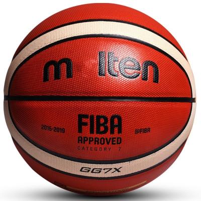 China FIBA size official match size GG7X/GL7X/GM7X/GF7X/GG6X/GM6X/BG4500 5 size7 basketball melted ball 5#6#7# for sale