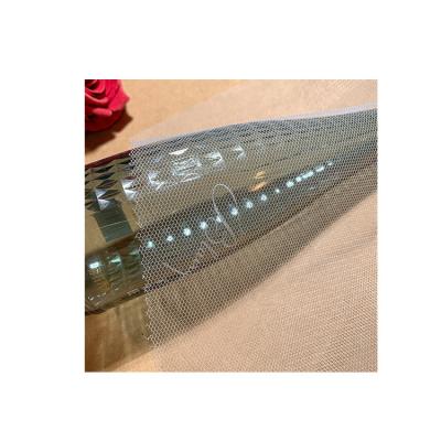 China Factory Direct Sale 100% Mesh Lining Polyester Tulle Tear-Resistant Fabric For Bridal Veil for sale