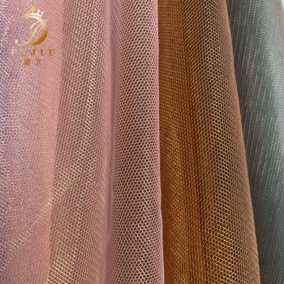 China Breathable High Quality Nylon Reinforce Tulle Net Mesh Fabric for sale