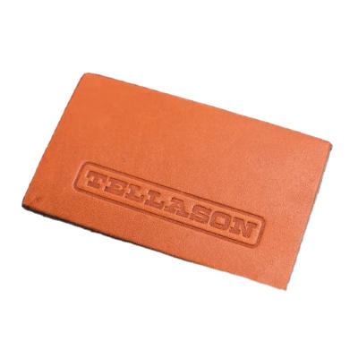 China Custom Wholesale High Quality Leather Patch Leather Labels Washable for sale