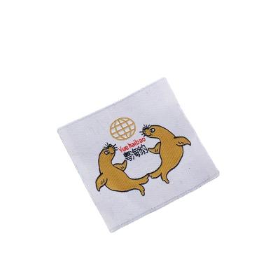 China High Quality Customized Viable High Weft Labels Woven Density Clothing Labels for sale