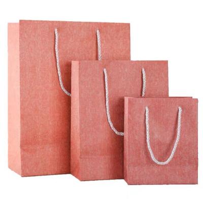 China Recycled Materials Custom Paper Bag Reusable High Quality Clothing Bags for sale