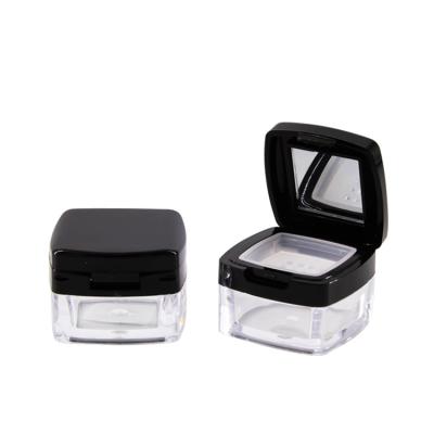 China Recyclable Custom Cosmetic Makeup Packaging Empty Container Loose Powder Crate Compact Container for sale