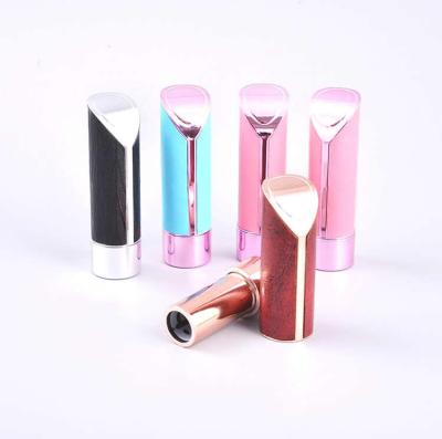 China Luxury Custom Leather Decoration Lip Tint Container Lipstick Packaging Plastic Empty Tube for sale