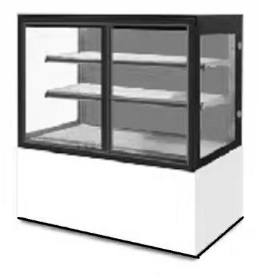 China Professional Customized Single-Temperature Stainless Steel Cake Display Cabinet Various Styles and Sizes for sale