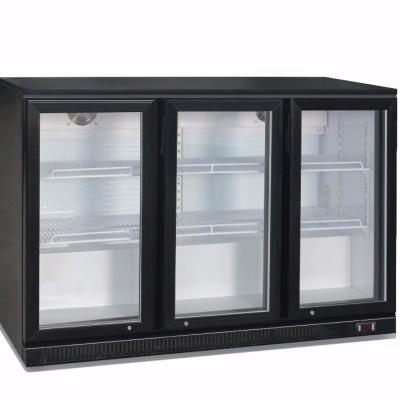 China Commercial Acc Three-Door Digital Display Refrigerator / Beer Freezer / Beverage Cabinet / 300L for sale