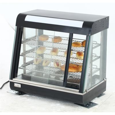 China 2020 Curved Glass Electric Food Display Showcase / High Efficiency Heating Food Warmer RY-60-1 for sale