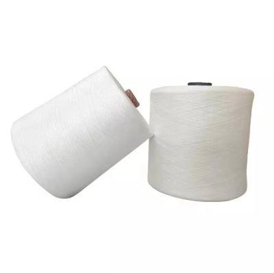 China Dacron 75D36F DTY Yarn Eco - Friendly Anti - Bacteria White Elastic Polyester Yarn for sale