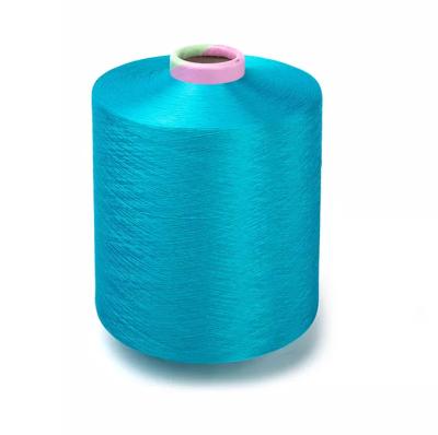 China High Elastic Anti-bacteria Polyester Yarns 75D/36F Yarn Imitation Nylon 100% Polyester Antibacterial For Socks for sale