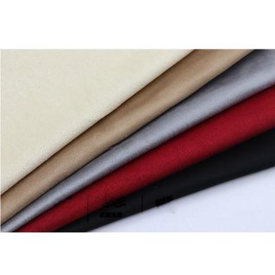 China China Textiles 100% Flame Retardant Anti-Static Tear-Resistant Suede Fabrics For Sofa Upholstery And Synthetic Polyester Microfiber Car Seat Coat for sale