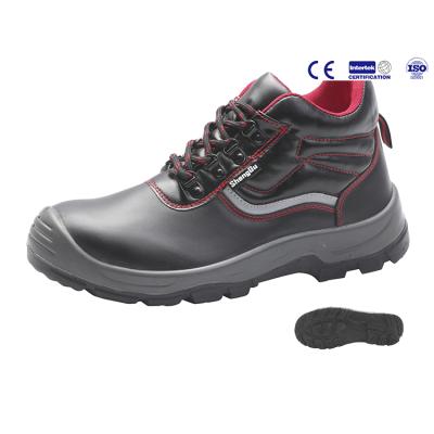 China Wholesale Anti Skid Anti Puncture Steel Toe Men's Lightweight Steel Toe Work Boots Safety Shoes for sale