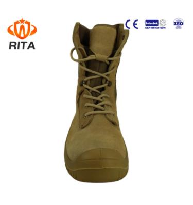 China Wholesale New Design High Quality Leather Military Boots Men's Special Tactical Desert Boots for sale