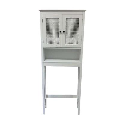 China Modern Factory Price With Gray Tall Cabinet Toilet Rack for sale