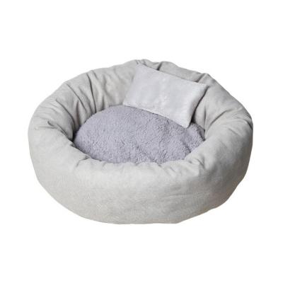 China Viable High Quality Wholesale Custom Cheap Cats and Dogs Sleep Soothing Round Pet Beds Sofa Pet Bed for sale