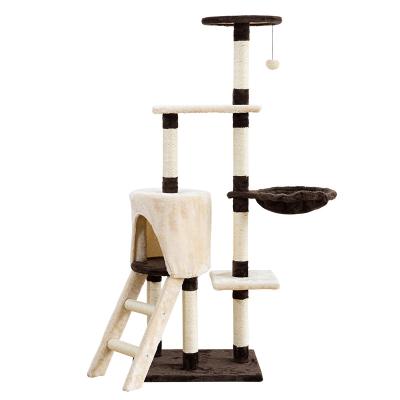 China High Quality Wholesale Custom Cheap Cats Pet Cats Climbing Tree House Cat Tree Toys for sale