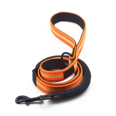 China Hot Sell Polyester DETACHED Retractable Explosion Proof Punch Elastic Dog Leash for sale