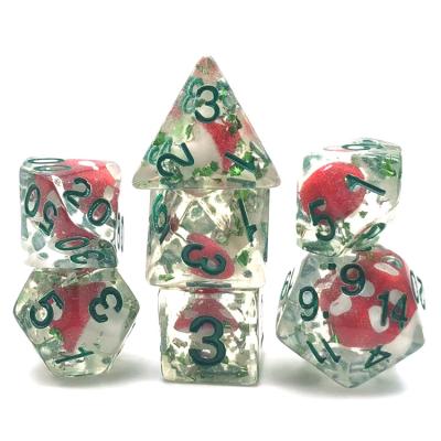 China DND sets in stock resin d&d polyhedral liquid core dies set with mushroom inside for sale