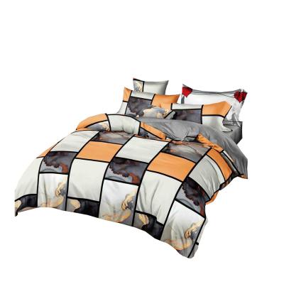 China Nondisposable Home Textile Wholesale Sun Dubai 3d Slats Football Series Pillowcase Sheet Digital Printed Cool Bedding Set ,Bedspread for sale